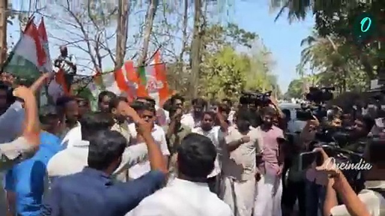 കണ്ണൂരിൽ യൂത്ത് കോൺഗ്രസ് മാർച്ചിൽ സംഘർഷം, ജലപീര...