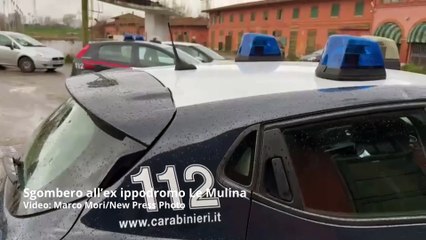 Firenze, sgombero all'ex ippodromo