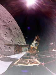 Blue Ghost chega à Lua e capta vídeo onde é possível ver o nosso planeta