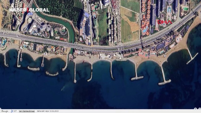 Uydu fotoğraflarıyla belgelendi: Deniz doldurularak yapılmış