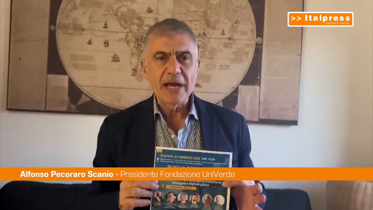 Pecoraro Scanio "A Bari rete Ecodigital per turismo sostenibile"