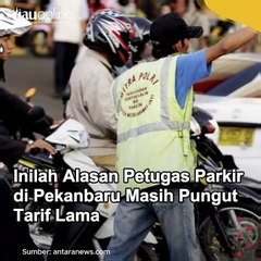 Inilah Alasan Petugas Parkir di Pekanbaru Masih Pungut Tarif Lama