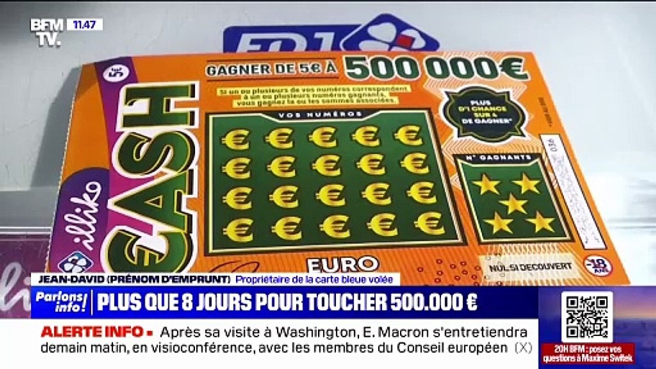 Ticket gagnant de 500.000 euros avec une CB volée: la Française des Jeux peut bloquer la somme