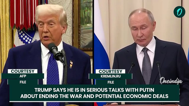 U.S: Trump Says Putin Treated Him With ‘Great Respect’ | Claims Russia Wants To End Ukraine War