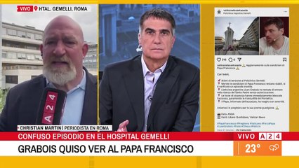 Incidente en el Vaticano: Juan Grabois intenta entregarle una carta al Papa Francisco
