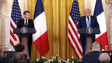 Trump recibe a Macron en la Casa Blanca