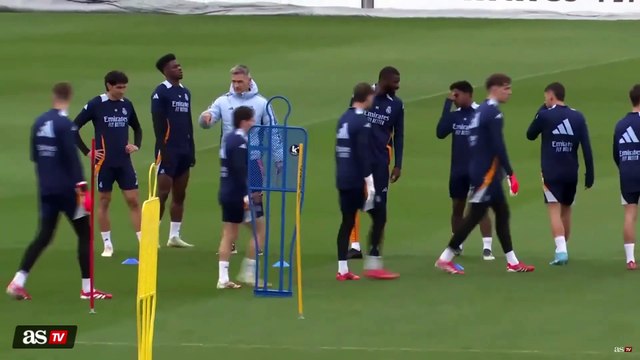 El entrenamiento del Madrid previo a las semis de Copa del Rey contra la Real Sociedad