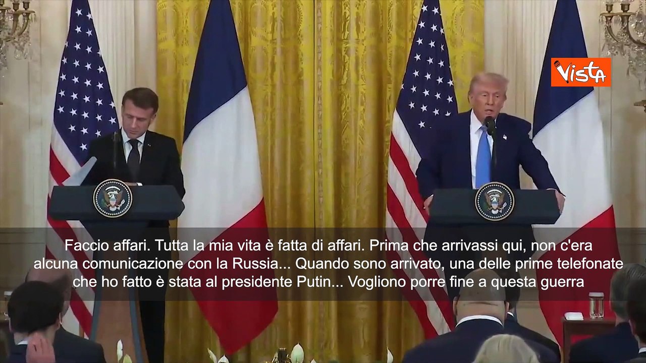 Trump: "Una delle prima telefonate l'ho fatta a Putin, voglio la fine di questa guerra"