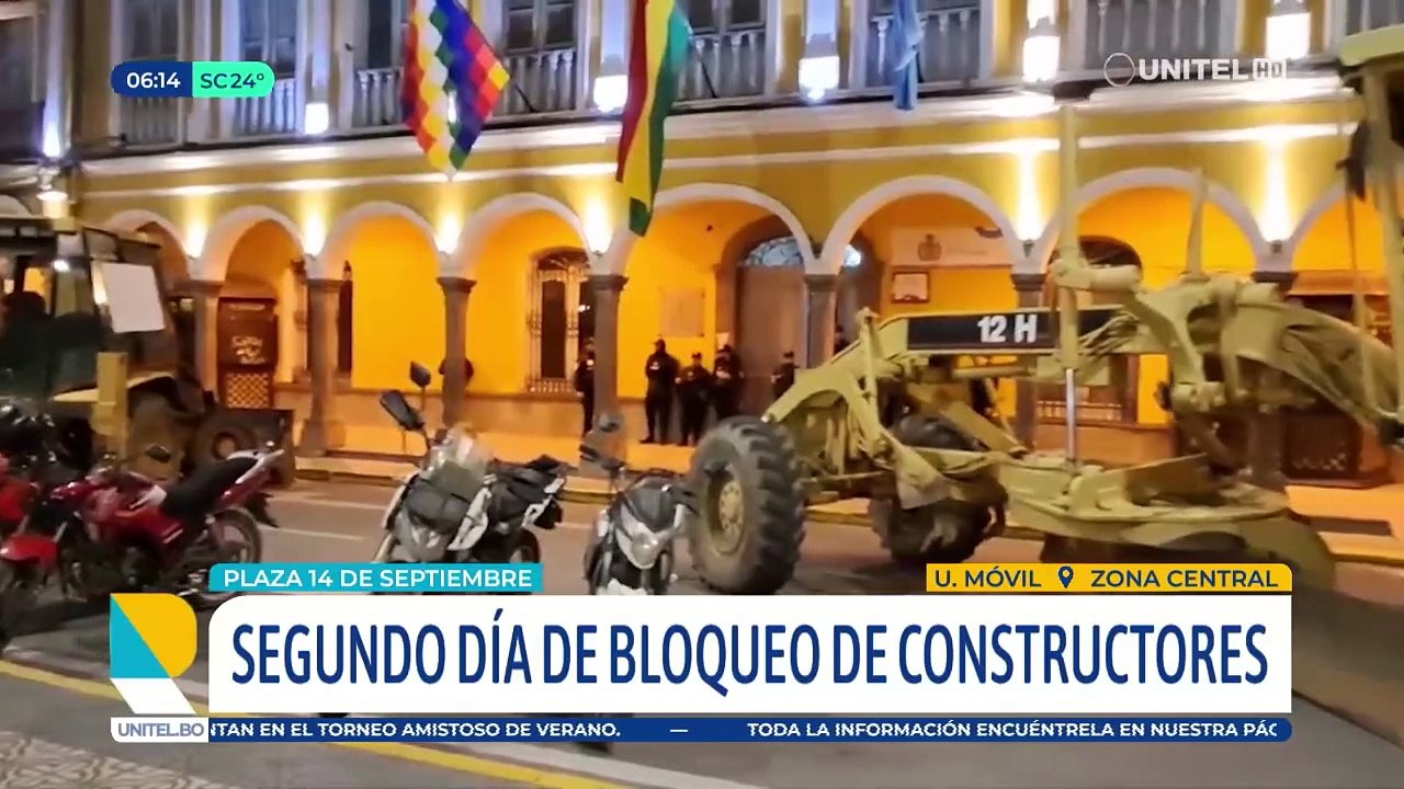 Empresas constructoras inician su segundo día de protestas exigiendo pagos adeudados a la Alcaldía