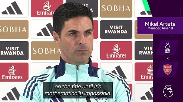 'Over my dead body' - Arteta not giving up on title race