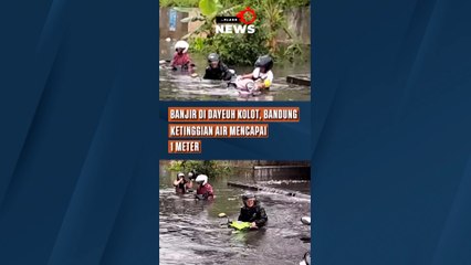 Banjir Dayeuh Kolot Bandung, Ketinggian Air Mencapai 1 Meter