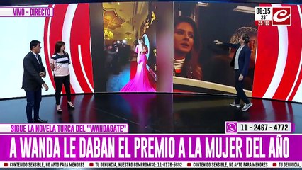 Sigue el "Wandagate": Wanda ganó el prio a la mujer del año
