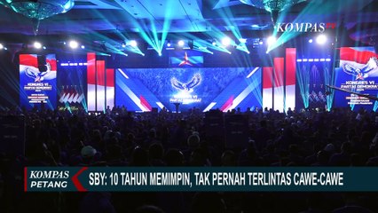 Pidato di Acara Demokrat, SBY: 10 Tahun Memimpin, Tak Pernah Terlintas Cawe-Cawe