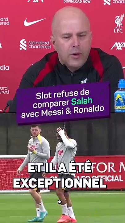 Liverpool - Slot : "On ne peut pas comparer Salah à Messi ou Ronaldo"