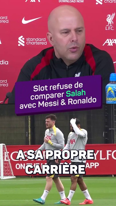 Liverpool - Slot : "On ne peut pas comparer Salah à Messi ou Ronaldo"