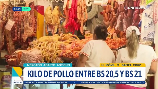 El precio del kilo de pollo vuelve a incrementarse en mercados del eje central