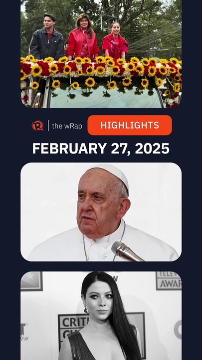 Today's headlines: Imee Marcos & Lito Lapid, Pope Francis, Michelle Trachtenberg | The wRap | February 27, 2025