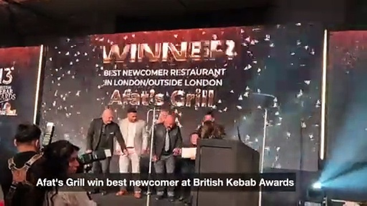 Afat's Grill win best newcomer at British Kebab Awards
