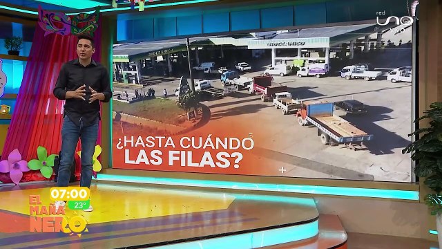 Largas filas en surtidores por combustible