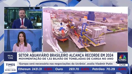 Setor aquaviário brasileiro bate recorde em 2024; diretora da ANTAQ comenta