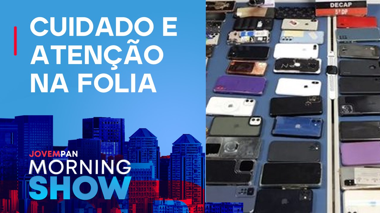 880 CELULARES são FURTADOS nos BLOCOS de rua no pré-carnaval