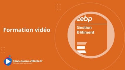 EBP Gestion Bâtiment en ligne 2020 : Les reappro fournisseurs