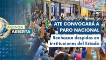 ATE rechaza el despido de empleados públicos