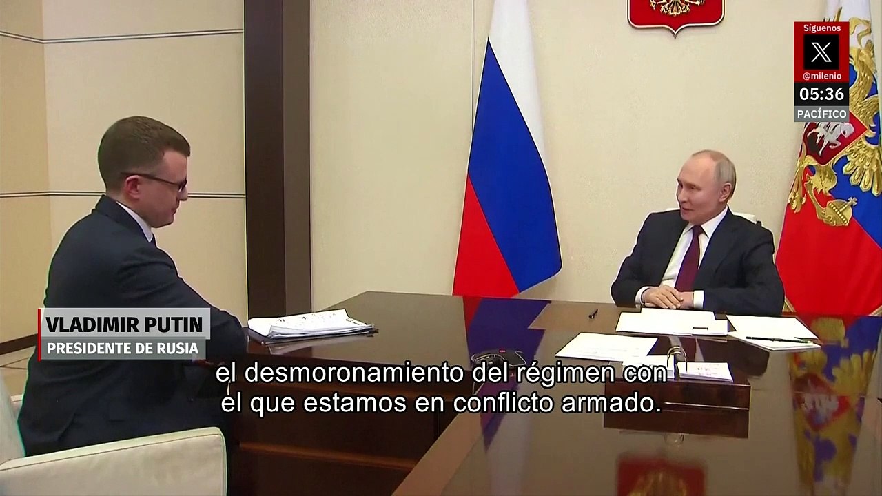 Putin, listo para negociar; acusa a Europa de rechazar el diálogo