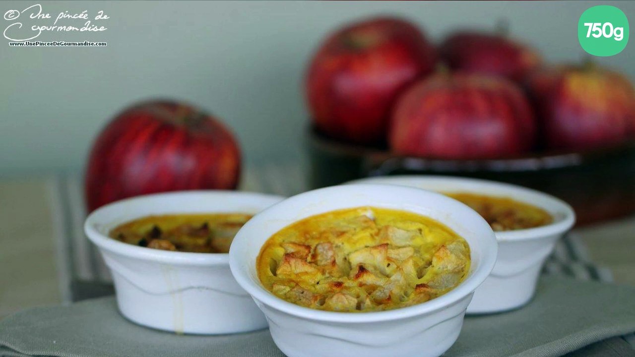 Clafoutis à la pomme et au sirop d'érable