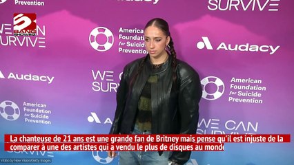 Tate McRae répond à ceux qui la comparent à Britney Spears : "C'est flatteur mais..."