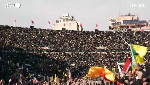 Jet israeliani sorvolano Beirut durante i funerali del leader di Hezbollah