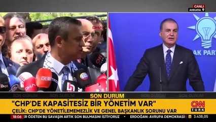 AK Parti Sözcüsü Çelik'ten Özel'in sözlerine sert tepki: CHP'de kapasitesiz bir yönetim var