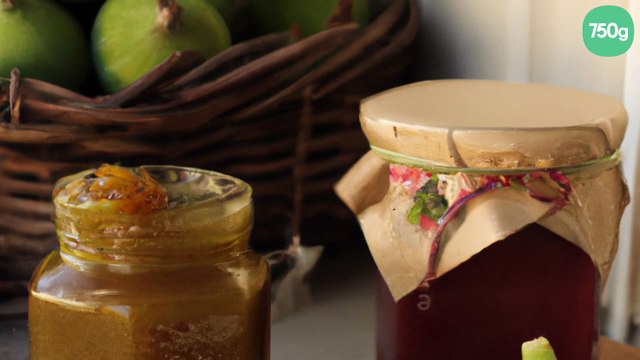 Confiture de pommes vertes et de figues