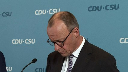 Merz will "zügige" Koalitionsgespräche mit der SPD