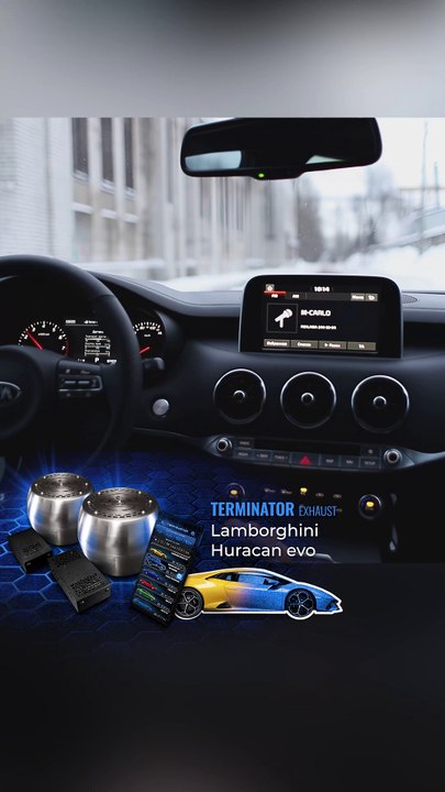 Terminator Active Electronic Exhaust with Hurrakan Sound on KIA Stinger 2.0i