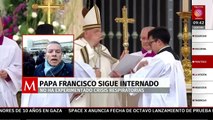 Vaticano informa que el Papa Francisco descansó bien tras leve mejoría