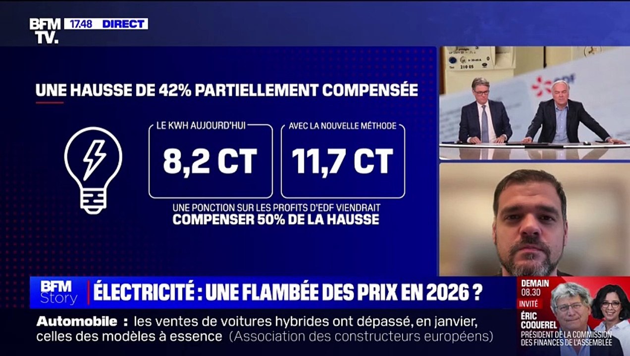 Hausse des prix de l'électricité en 2026: un accord "très favorable à EDF et beaucoup moins favorable aux consommateurs", selon UFC-Que-Choisir