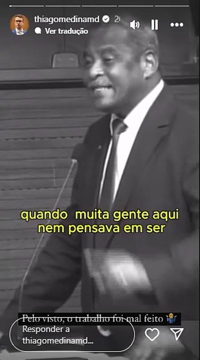 Thiago Medina usa imagem de Luiz Eustáquio nas redes sociais