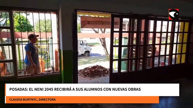 Posadas el NENI 2045 recibirá a sus alumnos con nuevas obras