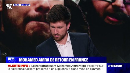 Les images de l'atterrissage de l'avion de Mohamed Amra