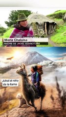 VIDEO: Jhoel y su llama ‘Benjamín’ recorren los cerros para llegar a la escuela