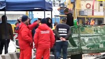 Sbarcati a Napoli 41 migranti salvati nel Mediterraneo da ong