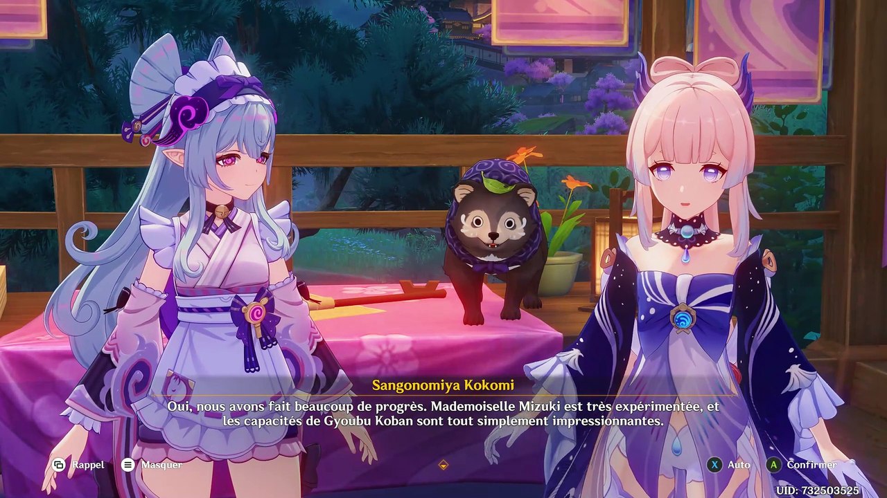 Genshin Impact Inazuma Comme piégés dans un rêve Mythes du festival des mikawas 1e nuit (3)