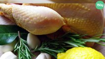 Poulet confit au citron