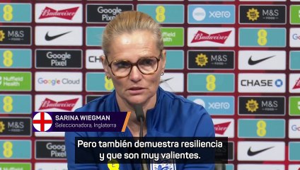 Sarina Wiegman: "Nos solidarizamos con España"