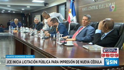 JCE inicia impresión de nueva cédula | Primera Emisión SIN
