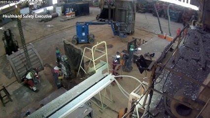 Moment welder crushed at Sunderland shipyard caught on CCTV