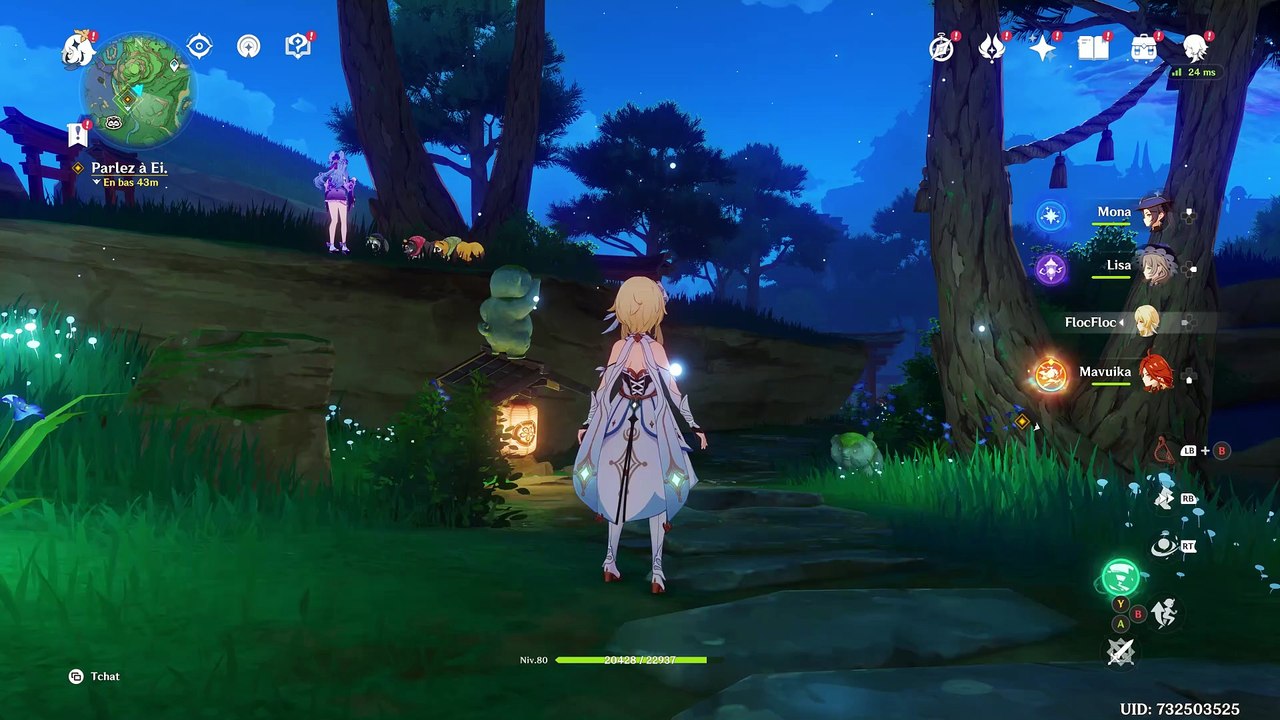 Genshin Impact Inazuma Comme émerveillés par des illusions Mythes du festival des mikawas 2e nuit (3)