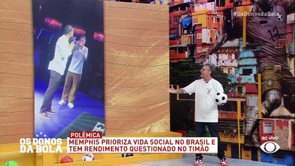 Neto critica Memphis Depay por presença em evento de futebol de 7