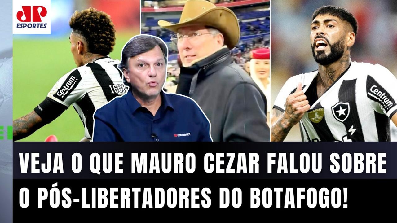 "O Botafogo NÃO TEM TÉCNICO, tá PERDENDO TÍTULOS e TÁ MUITO CLARO que..." Mauro Cezar É DIRETO!